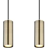 Pakabinamas šviestuvas GLOBO Robby, 4 x GU10, 35W, žalvario/matinės juodos sp., 6x65x120cm