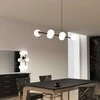 Pakabinamas šviestuvas MILAGRO Pop, 6 x E14, juodos/auksinės sp., 108 x 35 x 103 cm