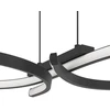 Pakabinamas šviestuvas Pakabinamas LED šviestuvas EGLO SERPINS, 21W, 3000K, 2500lm, juodos sp., 30x66x110cm
