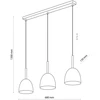 Tkkrywult Pakabinamas šviestuvas TK LIGHTING NORD Juodas 3, 3xE27, LED Max 15W