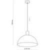Tkkrywult Pakabinamas šviestuvas TK LIGHTING OSLO 1, 1xE27, LED Max 15W