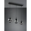 Pakabinamas šviestuvas TRIO LUMINA, 3 x E14, max 40W, juodos sp., 69 x 19 x h150 cm