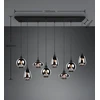 Pakabinamas šviestuvas TRIO LUMINA, 8 x E14, max 40W, juodos sp., 115 x 20 x h150 cm