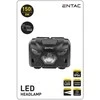 Pakraunamas žibintas ant galvos Entac 5W XPE+Raudonas USB Sensor