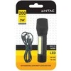 Pakraunamas žibintas Entac, IP20, 3W+COB, 200lm, pakraunamas USB