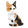 Pan i Pani Gadżet KŪRYBINIAI KALUKLIAI KATINĖS KITTEN „Pasidaryk pats“ 3D MODELIS KONSTRUKCINIŲ KALULŲ DOVANŲ RINKINYS
