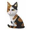 Pan i Pani Gadżet KŪRYBINIAI KALUKLIAI KATINĖS KITTEN „Pasidaryk pats“ 3D MODELIS KONSTRUKCINIŲ KALULŲ DOVANŲ RINKINYS