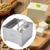 „Paneer“ tofu gaminimo įrankis ir sūrio presas „pasidaryk pats“ vandens šalinimas 12 cm x 12 cm x 9 cm