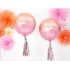 Party Deco Papuošimas-kutų girlianda PartyDeco 30x150cm rožinis