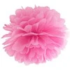 PartyDeco Popierinis Pom-Poms, 25cm, Spalva: Rožinis