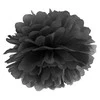Party Deco Pomponas juodas 25 cm