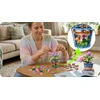 Para Toys Didelis gėlių kaladėlių rinkinys vaikams, dekoratyvinis 3D kačiukas, kūrybingas Dovanai