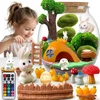 Para Toys KŪRYBINIS RINKINYS MAGICAL TERRARUIM RABBIT LED NAKTINĖ LAMP DOVANA VAIKAMS