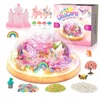 Para Toys VIENRAGIS NAKTINĖ LAMP KŪRYBINIS RINKINYS MUZIKA LED RGB UNICORN DOVANA
