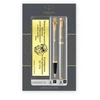 Parker Im Brushed Metal Gt rašiklio rinkinys su auksine apdaila