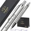 Parker IM plieno CT tušinukas su graviravimu – Parker Box komplektas su maišeliu