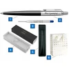 Parker Jotter Originals Juodas rašiklis su graviravimu ir dėklu