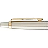 Parker Jotter rašiklis sidabrinis su auksiniu klipsu + dėžutė