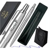 Parker Jotter Stalowy Ct raižytas tušinukas su dėklu