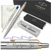 PARKER tušinukas su graviravimu Jotter Steel Paauksuota dovana Puikiai tinka Mgr