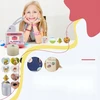 „Pasidaryk pats“ mygtukų RINKINYS VAIKAMS, 36 Vnt., ROŽINĖ PLASTIKINĖ TRIUKIS KŪRYBINGA