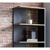 Signal Meble Pastatoma lentyna CORNER 170x60 cm, ąžuolo/juoda