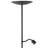 Pastatomas LED šviestuvas EGLO CONIVARINO, 1x26W 2500lm 1x4W 350lm 4000K juodas 28x24x115