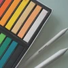 Pastelai - Derwent - 98216 - 24 vnt. rinkinys - Apskaičiuotos spalvos - Švelnūs ir maišomi