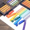 PASTELĖS KREIDOS RINKINYS IŠ 72 VIENŲ 70 SPALVŲ FLUORESCENTINIS Kvadratas