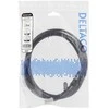 Patch kabelis DELTACO S/FTP, Cat6, 2m, 250MHz, UV atsparus, juodas / SFTP-62UV