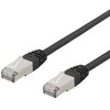 Patch kabelis DELTACO S/FTP, Cat6, 2m, 250MHz, UV atsparus, juodas / SFTP-62UV