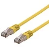 Patch kabelis DELTACO S / FTP Cat6, 2m, 250MHz, Delta-sertifikuotas, LSZH, geltonas/ SFTP-62GLH