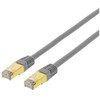 Patch kabelis DELTACO S / FTP Cat7, 20m, 600MHz, Delta sertifikuotas, LSZH, RJ45 jungtys, pilkas / STP-720