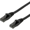 Patch kabelis DELTACO U/UTP High Flex Cat6, 2m, 24AWG, 500MHz, LSZH, juodas / UUTP-1503