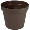 Patrol Dekoratyvinis gėlių vazonas Patio D19cm/H16cm rudas
