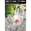 Pauzema termosas kūdikiams keliaujantiems, nerūdijantis plienas, 900 ml su puodeliu