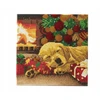 Paveikslas ant drobės 30x30cm su Labrador Epee mozaika