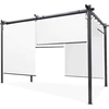 Pavėsinė Pergola SPRINT PLUS 3x4, Anthracite/Baltas
