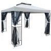 Pavėsinė TULIP 3x3m Pilkas
