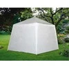 Pavėsinės šoninė siena be langų 3x3/2.4x2.4m balta
