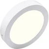 Paviršinė LED panelė HOROZ, 12 W, 4000 K, 840 lm, baltos sp., ø16 x h2,8 cm