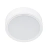 Paviršinė LED panelė HOROZ, 12 W, 4000 K, 840 lm, baltos sp., ø16 x h2,8 cm