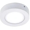 18W LED paviršinė panelė HOROZ, apvali, su maitinimo šaltiniu (3000K) šiltai balta