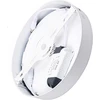 18W LED paviršinė panelė HOROZ, apvali, su maitinimo šaltiniu (4200K) natūraliai balta