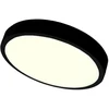 SpectorLight Paviršinė LED panelė SPECTOR LIGHT, 12 W, 4000 K, 1200 lm, apvali f., juodos sp., Ø17 x h3 cm