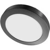 SpectorLight Paviršinė LED panelė SPECTOR LIGHT, 12 W, 4000 K, 1200 lm, apvali f., juodos sp., Ø17 x h3 cm