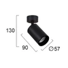 Pakabinamas šviestuvas Paviršinis šviestuvas STAGE CFL/LED lemputėms, GU10, juodas, 4224701