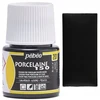 Pebeo 150 porcelianinis skalūnas juodas porcelianinių dažų buteliukas 45ml
