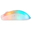 Belaidė pusiau permatoma DELTACO GAMING pelė, RGB, itin lengva, balta / GAM-145-W