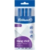Pelikan Hang Stick mėlyni rašikliai, 4 vnt.